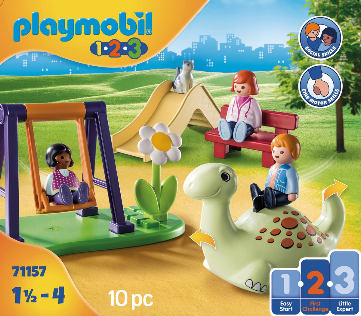 Playmobil® - 1.2.3 - 71322 Enfant avec escargot à bascule 1.2.3