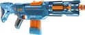 Blauwe en oranje Nerf Elite 2.0 Echo CS 10 blaster, close-up.