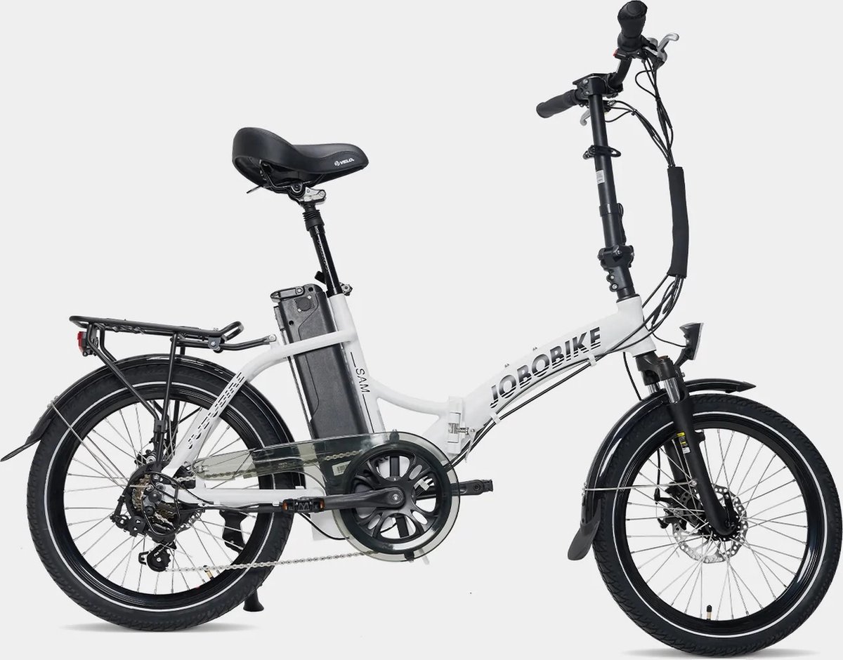 Jobo E bike Shimano 7 versnellingen 11 28T 20 inch opvouwbaar BIKE Sam zilver