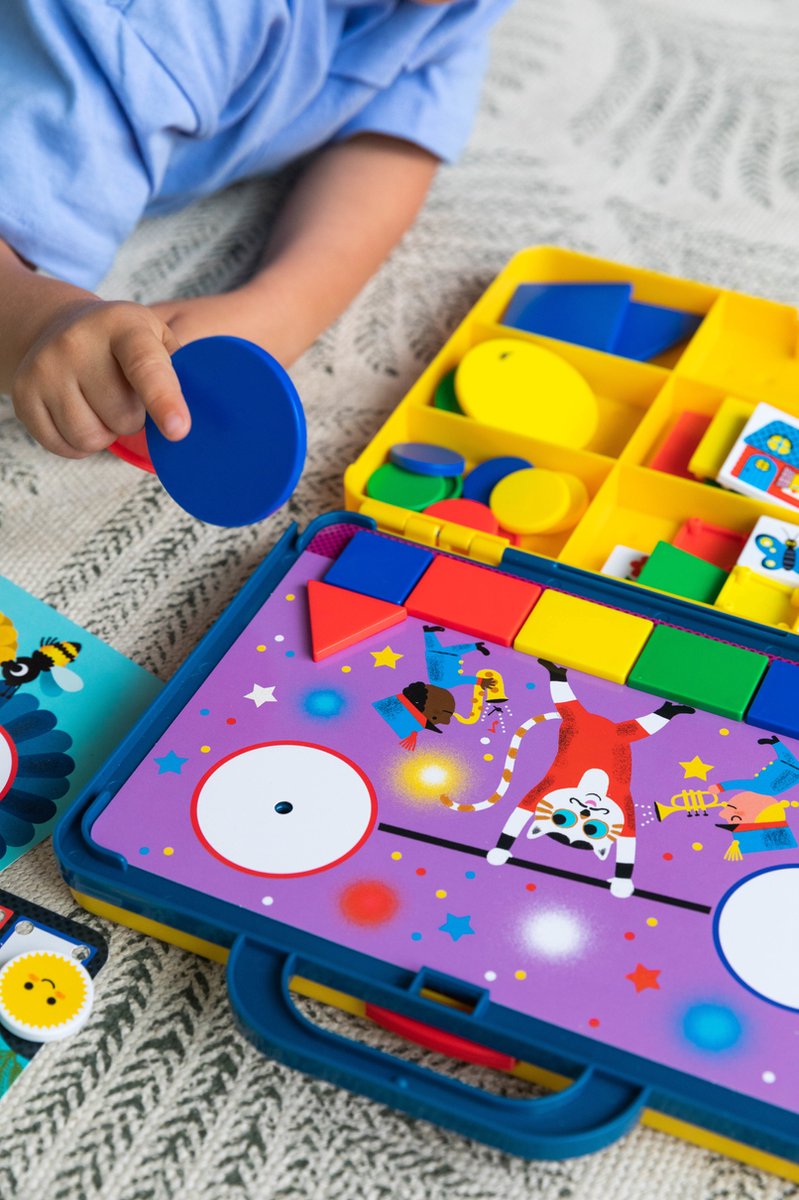 Jumbo - Ik Leer - Vormen & Kleuren - Educatief spel - Vanaf 2 jaar - Spelenderwijs leren - Speelgoed in koffer — afbeelding 4