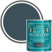 Rust-Oleum Donkerblauw Afwasbaar Matte Meubelverf - Avondblauw 750ml