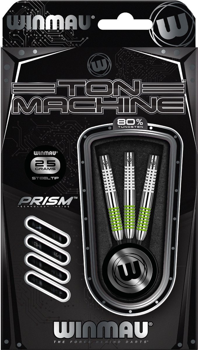 Winmau Ton Machine 80% 21-23-25-27 gram - Dartpijlen - 25 Gram van Winmau — afbeelding 4