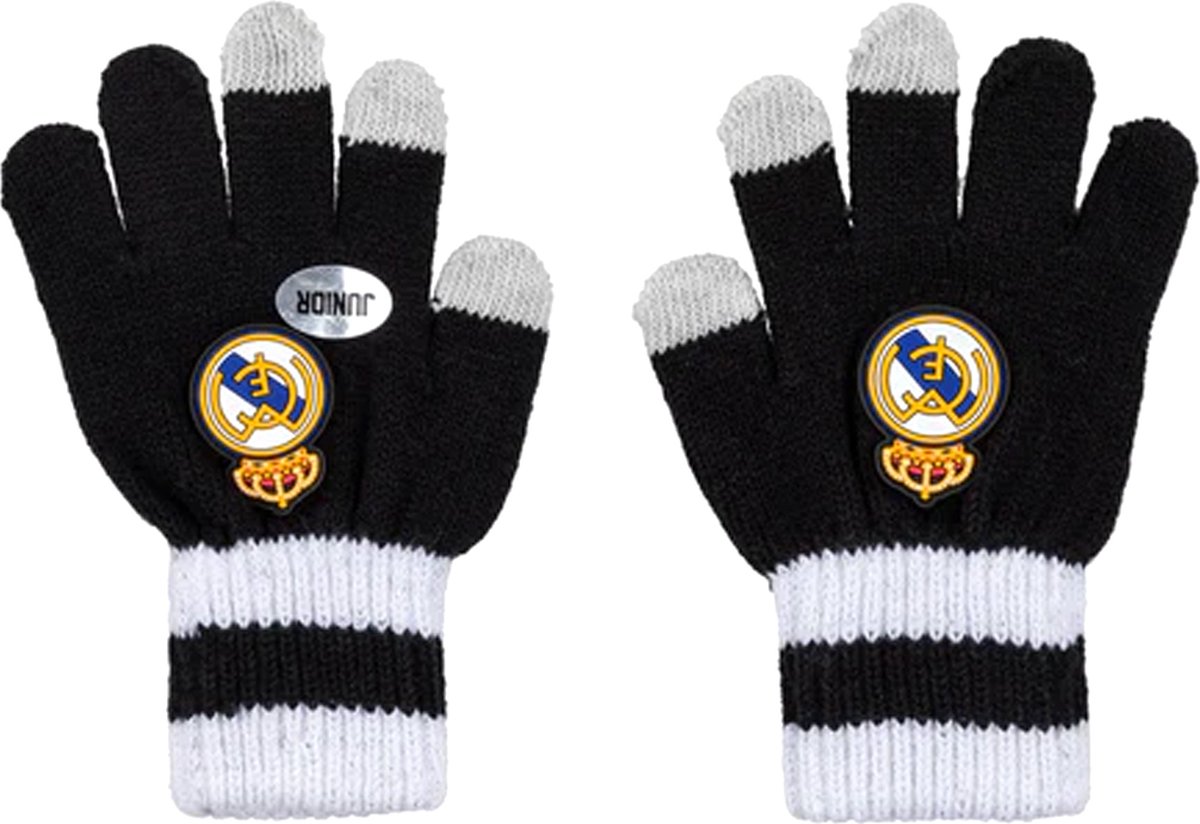 Real Madrid handschoenen - Kids - zwart/wit