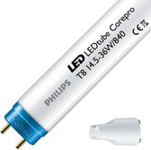 Philips Corepro LEDtube T8 (EM Mains) Standard Output 14.5W 1600lm - 840 Koel Wit | 120cm - incl. LED Starter - Vervangt 36W