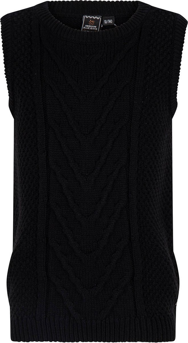 Indian Blue Jeans Vest meisje black maat 140