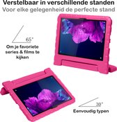 Hoes Geschikt voor Lenovo Tab P11 Plus Hoes Kinder Hoesje Kids Case Cover Kidsproof Met 2x Screenprotector - Hoesje Geschikt voor Lenovo Tab P11 Plus Hoesje Kinder Hoesje - Roze