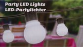 Party Lightning Feestverlichting - tuinverlichting - Bolletjes 4,5cm diameter - Wit - 20 LED - 11 Meter