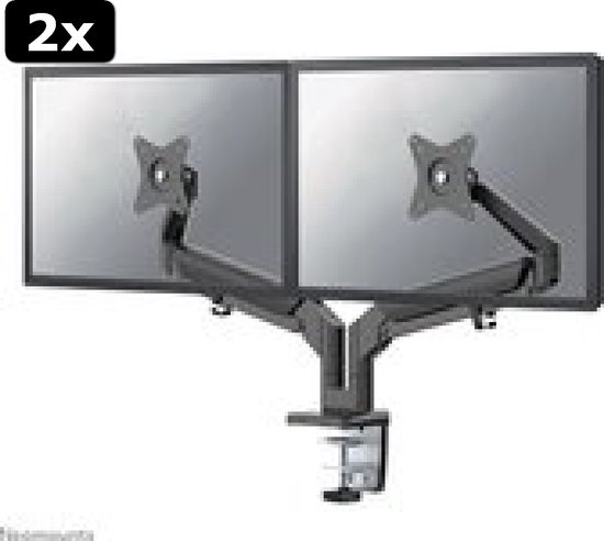 Neomounts by Newstar DS60-425BL2 flat panel bureau steun 68,6 cm (27) Zwart