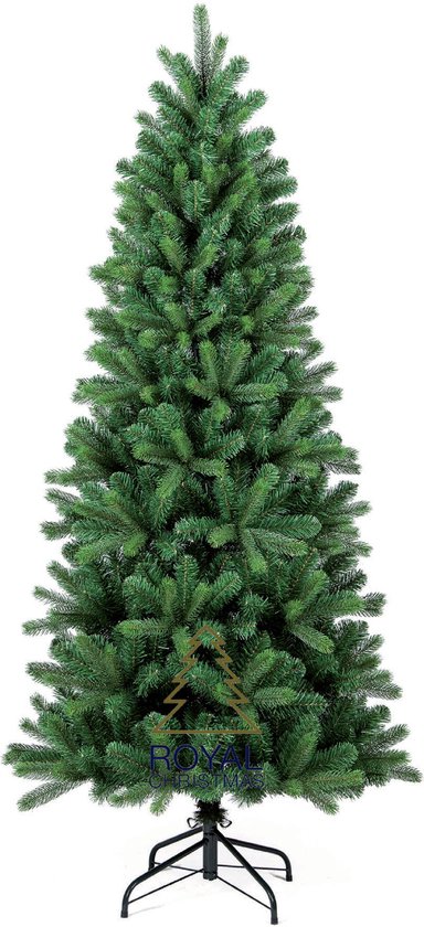 Royal Christmas - Smalle Kunstkerstboom - Alaska Premium - PE/ PVC - 240 cm - 1383 Takken - Groen