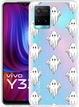 Vivo Y33s Hoesje Spookjes - Designed by Cazy