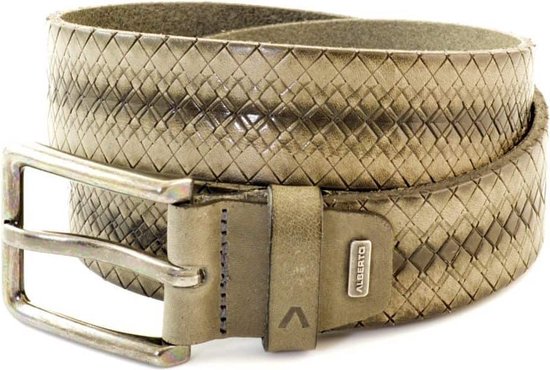 DTCH.FIT Herenriem Suède Bobby - Riem Blauw, Lichtgrijs & Grijs - Pantalon & Jeans