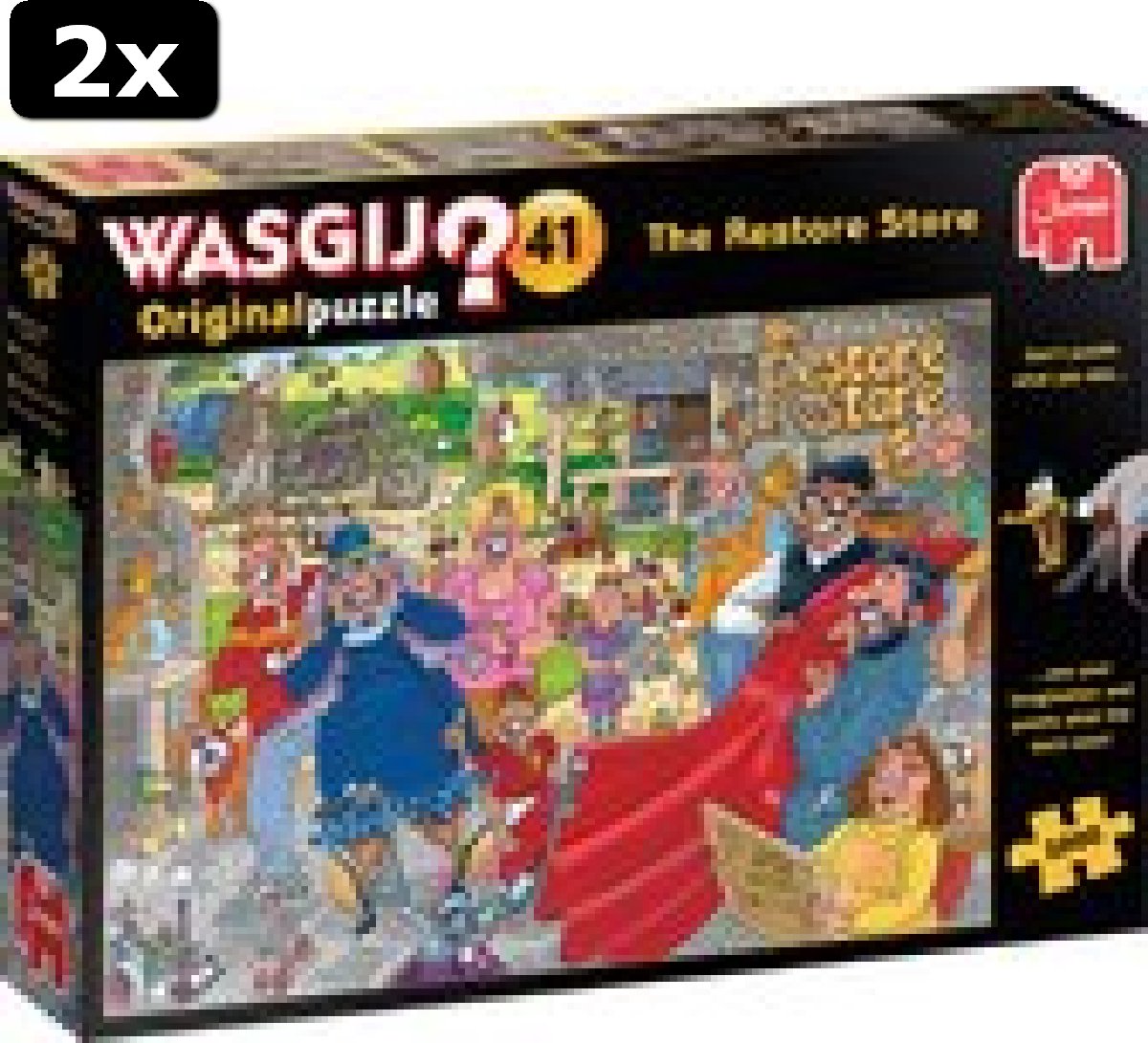 2x Wasgij Original 41 The Restore Store - Legpuzzel 1000 stukjes