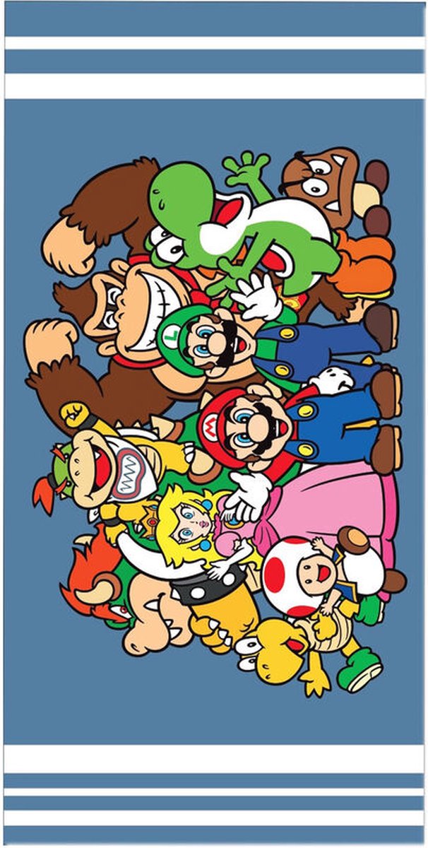 Super Mario Party strand handdoek - 140 x 70 cm