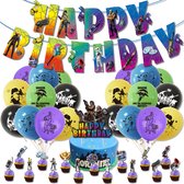 Fortnite Verjaardag Decoratie - Fortnite Feestdecoratie - Fortnite Kinder Ballonnen - Fortnite cake topper