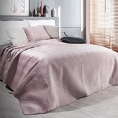 Couvre-lit SOFIA de luxe Oneiro Rose poudré - 200x220 cm - couvre-lit 2 personnes - rose poudré - literie - chambre - couvre-lits - couvertures - vivre - dormir