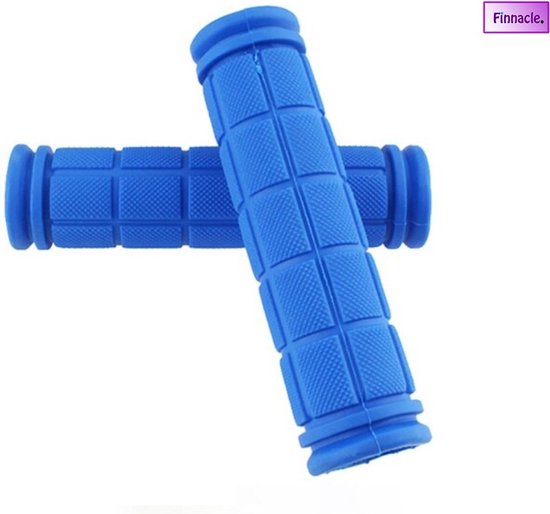 Finnacle - Fietshandvatten Stuur Grips Anti-Slip Fiets Handvat Bar Grips Rubber Blauw