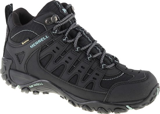 Permanent het is mooi Klem Merrell Accentor Sport Mid GTX Wandelschoenen Dames - Black/Aquifer- Maat  40 | bol.com