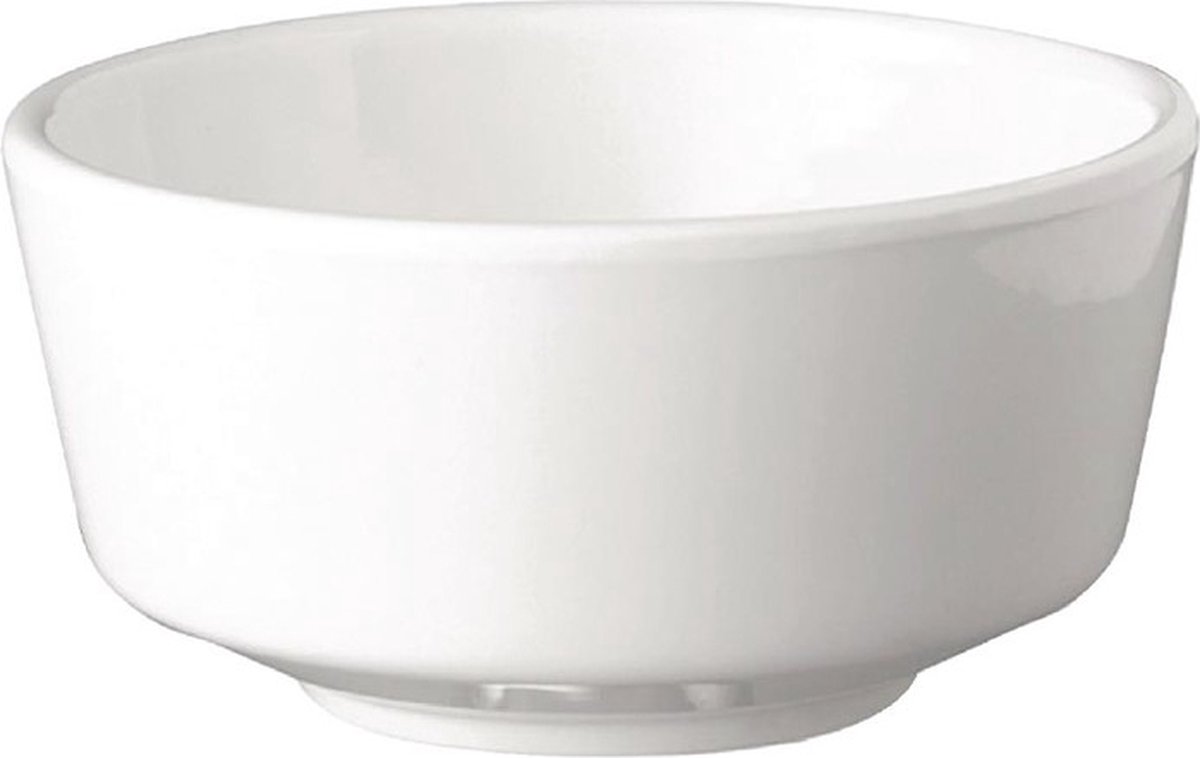 Rond Melamine Kommetje Float 5,5cm Wit - GF080 - Restaurant - Hotel - Professioneel