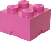 LEGO Storage Brick Storage Box - 6L - Plastique - Rose