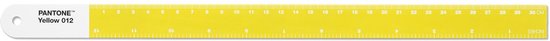 Copenhagen Design - Liniaal 30 cm - Yellow 012 - Roestvast Staal - Geel