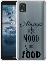Nokia C2 2nd Edition Hoesje Mood for Food Black - Designed by Cazy
