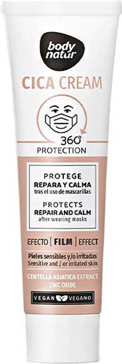 Body Natur Cica Cream Protege Repara Y Calma Tras El Uso De Mascarilla 40 Ml