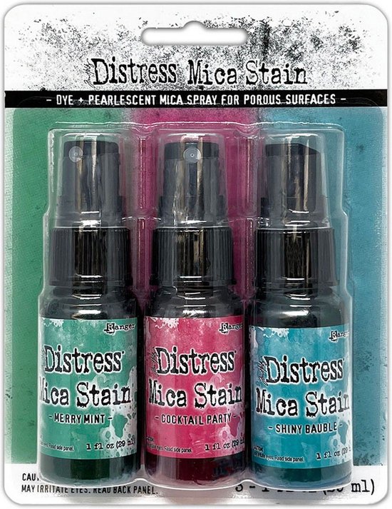 Ranger Distress Mica Stains Set de vacances 4