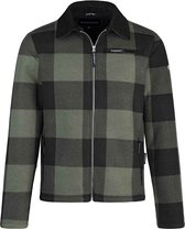 STØRVIK London Bûcheron Polaire Veste Lumberjack Teddy Cardigan - Taille 2XL - Vert