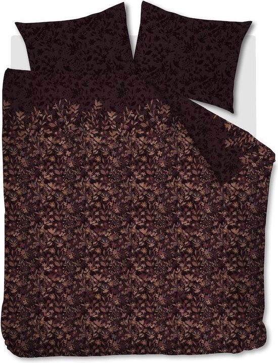 Catherine Lansfield Inga Leaf Gold Duvet Cover Set, 140 x 220 cm, 65 x