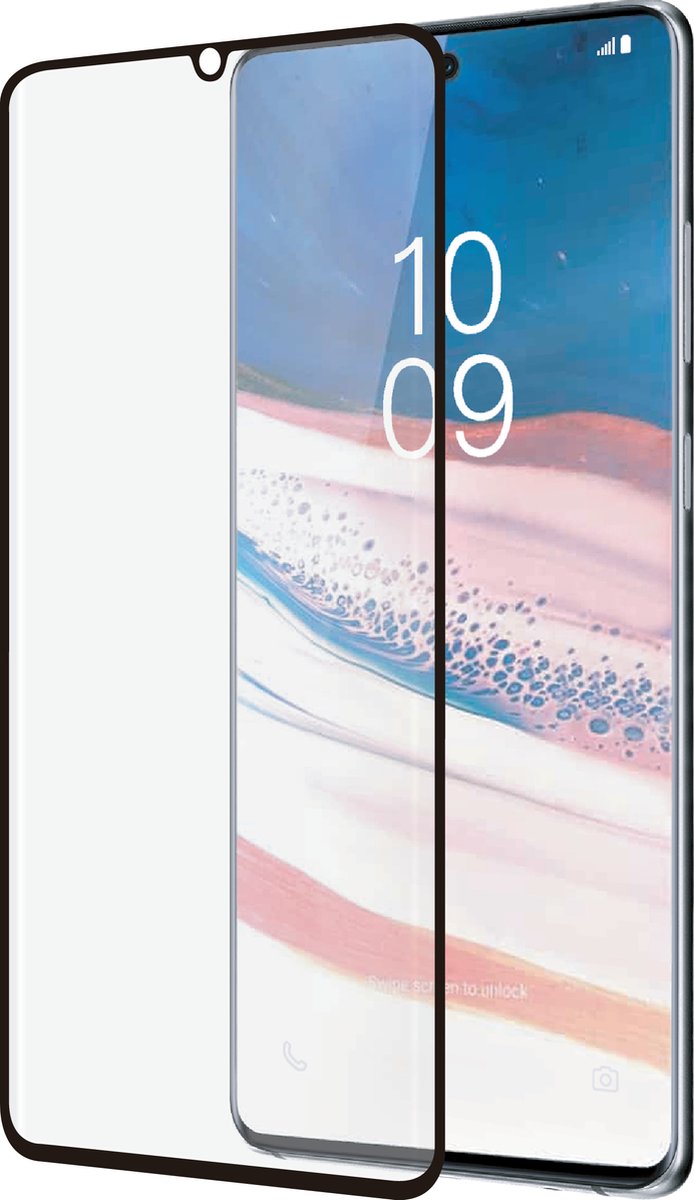 Azuri Curved Tempered Glass RINOX ARMOR- zwart frame - Samsung Gal Note10 Lite/A71