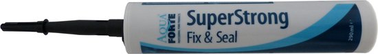 Aquaforte Kit / Lijm Superstrong MS Polymeer Zwart