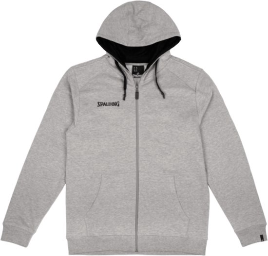 Spalding Flow Zipper Sweater Met Kap Heren - Grijs Gemeleerd | Maat: M