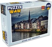 Puzzel Skyline - Huis - Maastricht - Legpuzzel - Puzzel 500 stukjes