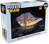 Puzzel Waterval - Lucht - Grot - Legpuzzel - Puzzel 500 stukjes