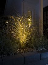 Konstsmide kerstverlichting - LED lichtsnoer met 200 zeer kleine warm witte lampjes voor buiten en binnen
