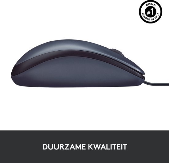 Logitech B100 - Muis - Zwart