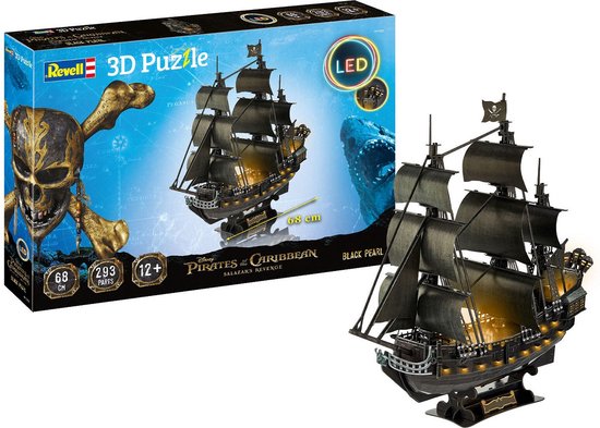 Revell Puzzel - 00155 Black Pearl Ship - LED Edition 3D Puzzel