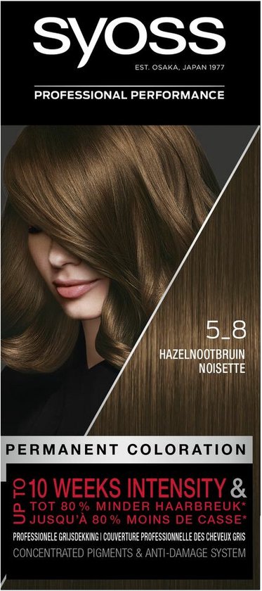 SYOSS Color baseline 5-8 teinture pour les cheveux brun noisette - 1 pièce  | bol.com