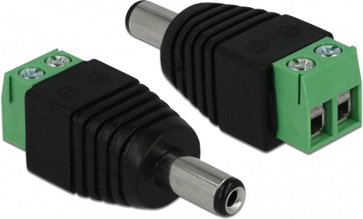 Delock - Adapter DC 2,1 x 5,5 mm Stecker - Terminalblock 2