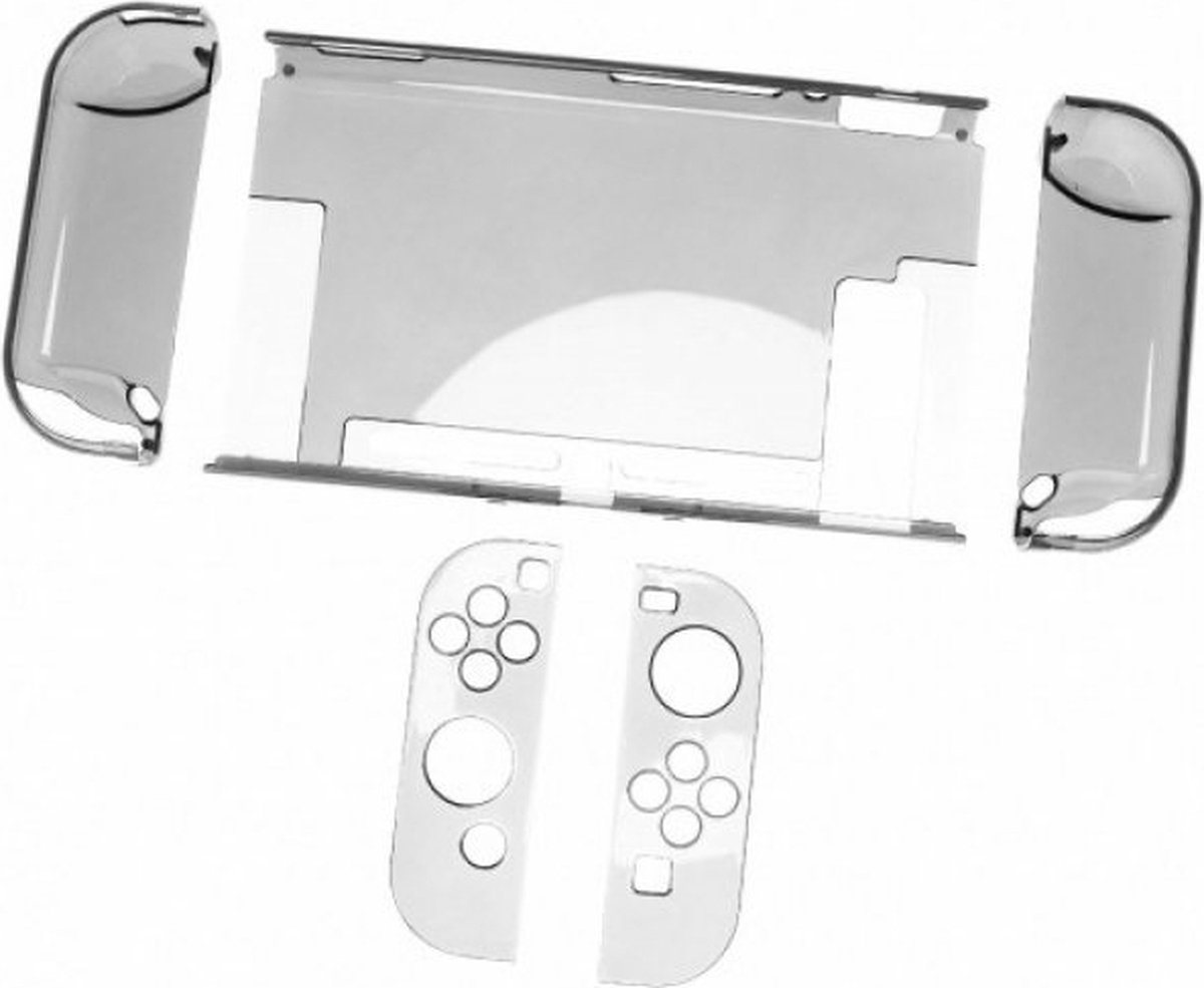 Beschermcover voor Nintendo Switch / donker/transparant