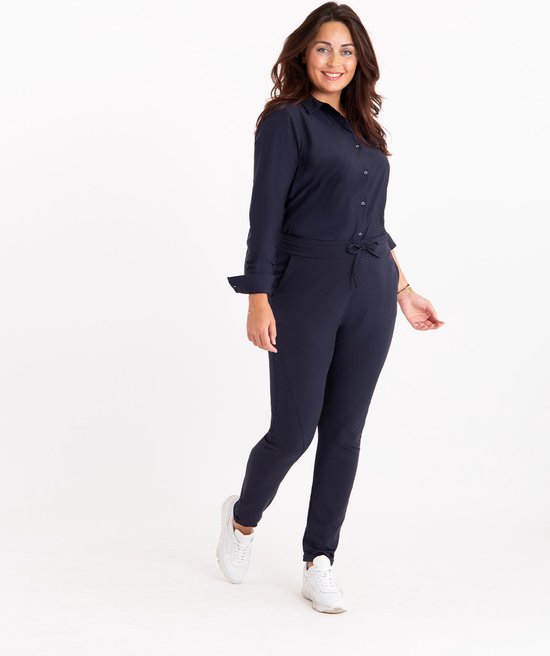 Chemisier bleu Je m'appelle - Femme - Tissu de voyage - Taille S - 2 tailles disponibles