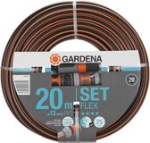 GARDENA - Comfort FLEX - 6-delige Tuinslangset Tuinslang - 20 Meter - 13 mm