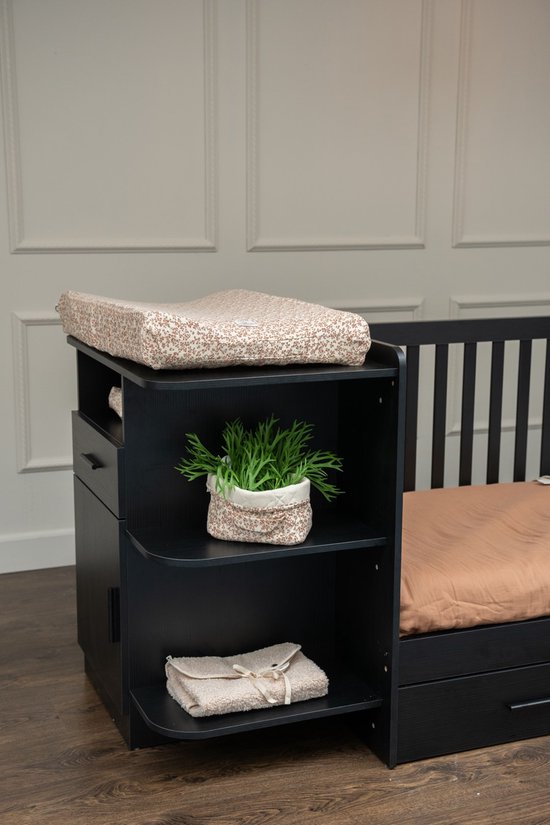 Born Lucky ® Meegroei Ledikant / Combi Ledikant Sydney Verstelbare bodem / Met Lade Wit