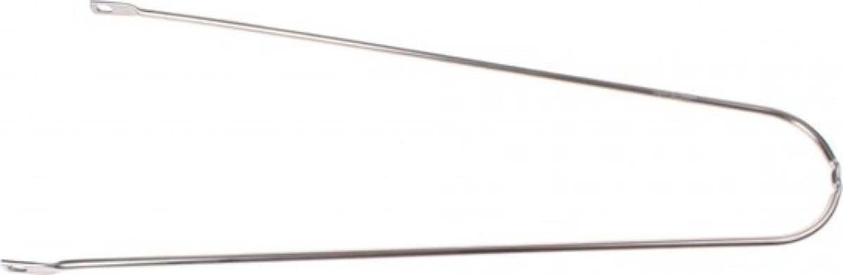 Spatbordstang 28 inch 359 mm - zilver