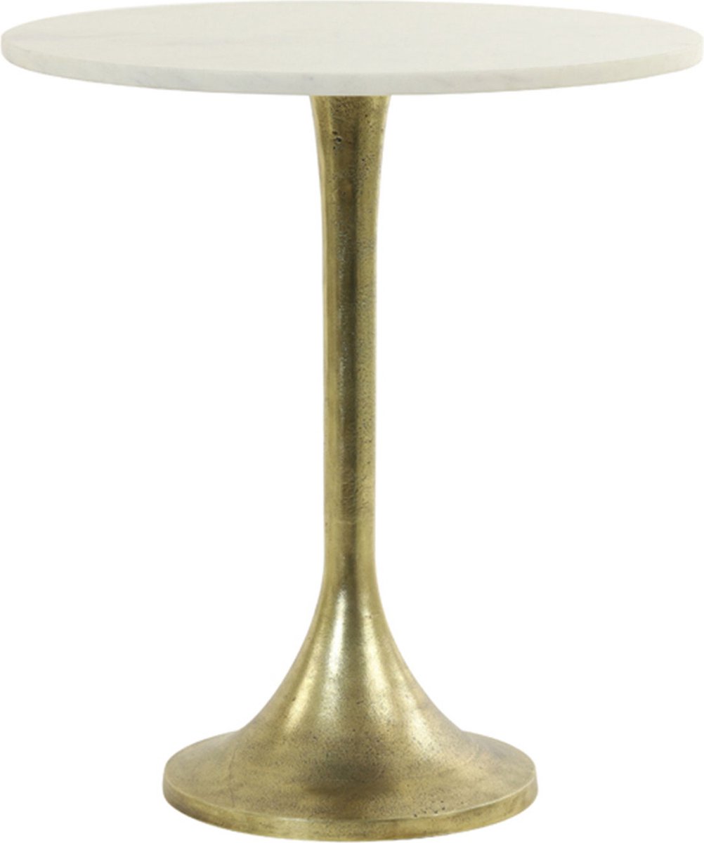 Light & Living Tafel RICKERD - Wit - 48x48x53 cm