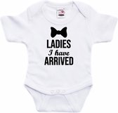 Mesdames je suis arrivé body bébé texte blanc garçons - Cadeau de maternité - Vêtements de bébé 80 (9-12 mois)