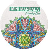 Mini livre de coloriage mandala - rond - devant vert