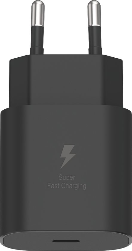USB Adapter met USB-C Kabel - 2 Meter - Snellader - Quick Charge 25W - geschikt voor: Samsung S21,S22,S23,S24 S20, S10, Ultra, Plus, A53, A54, A55, A14, A73, A72 - Type C Oplader - Ar202