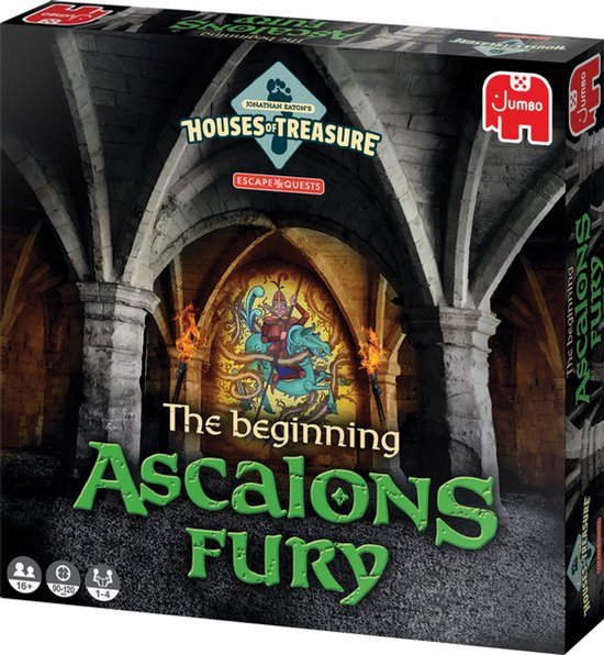 Thumbnail van een extra afbeelding van het spel Houses of Treasure Escape Quest The Beginning: Ascalons Fury - Escaperoom met Legpuzzels