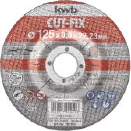 KWB Trennscheibe, 711811, 115x1,0 mm, 10 Stück